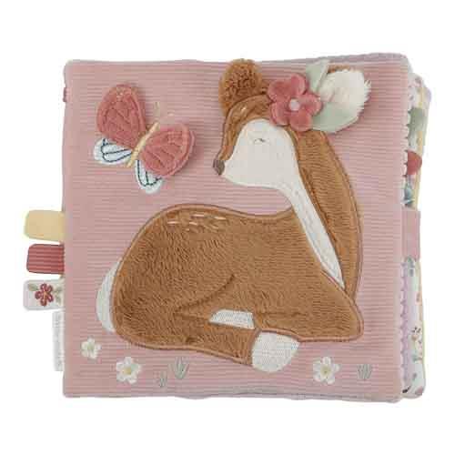 Little Dutch rosa Stoffbuch Reh mit Aktivitäten Fairy Garden