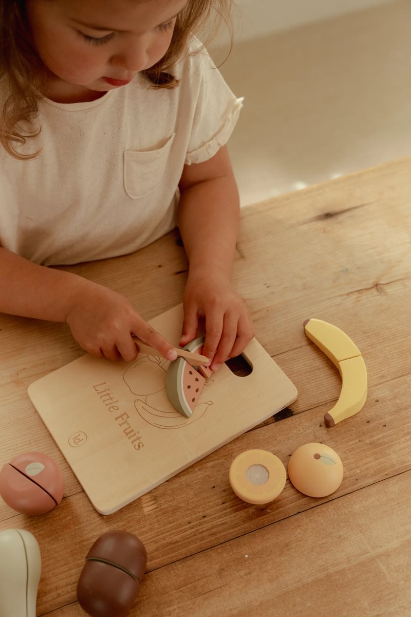 Little Dutch Holz Obst zum schneiden