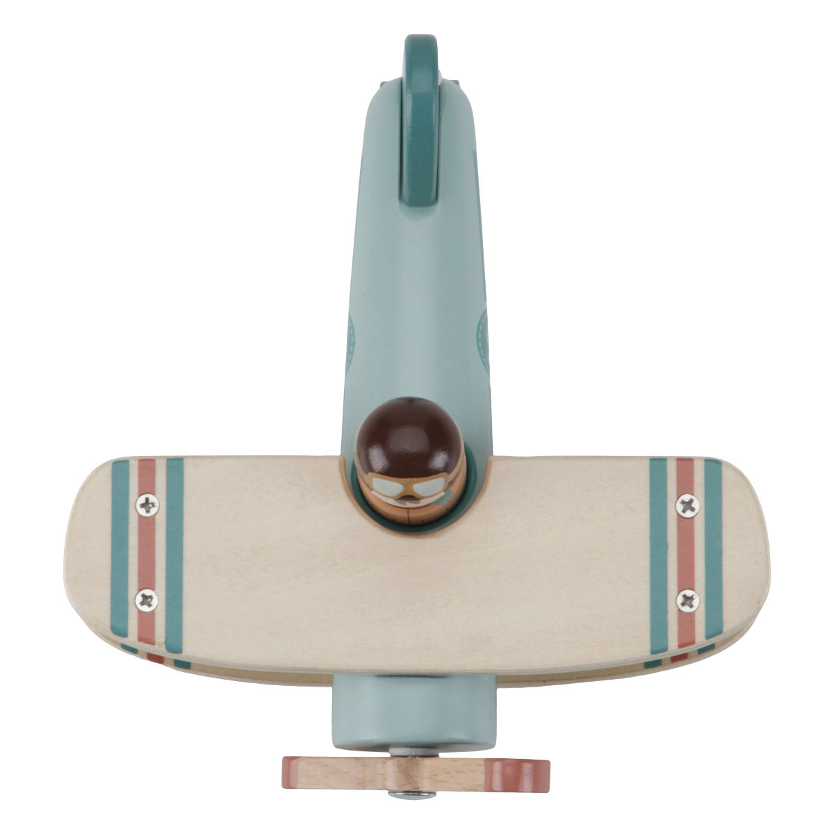 Little Dutch Spielzeugflugzeug Blau aus Holz