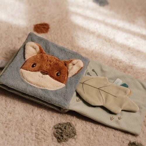 Little Dutch Stoffbuch blau  mit Aktivitäten Forest Friends