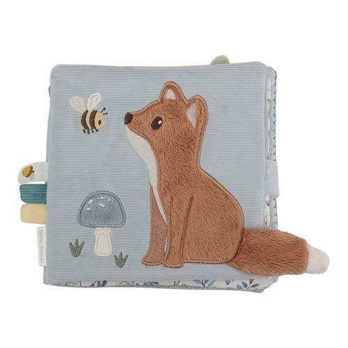 Little Dutch Stoffbuch blau  mit Aktivitäten Forest Friends