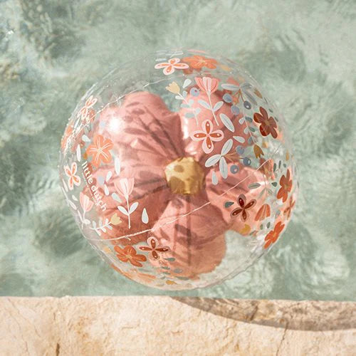 Little Dutch rosa 3D Strandball Blume Pink Flowers