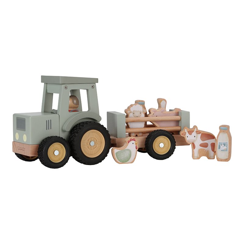 Little Dutch Traktor mit Anhänger Little Farm