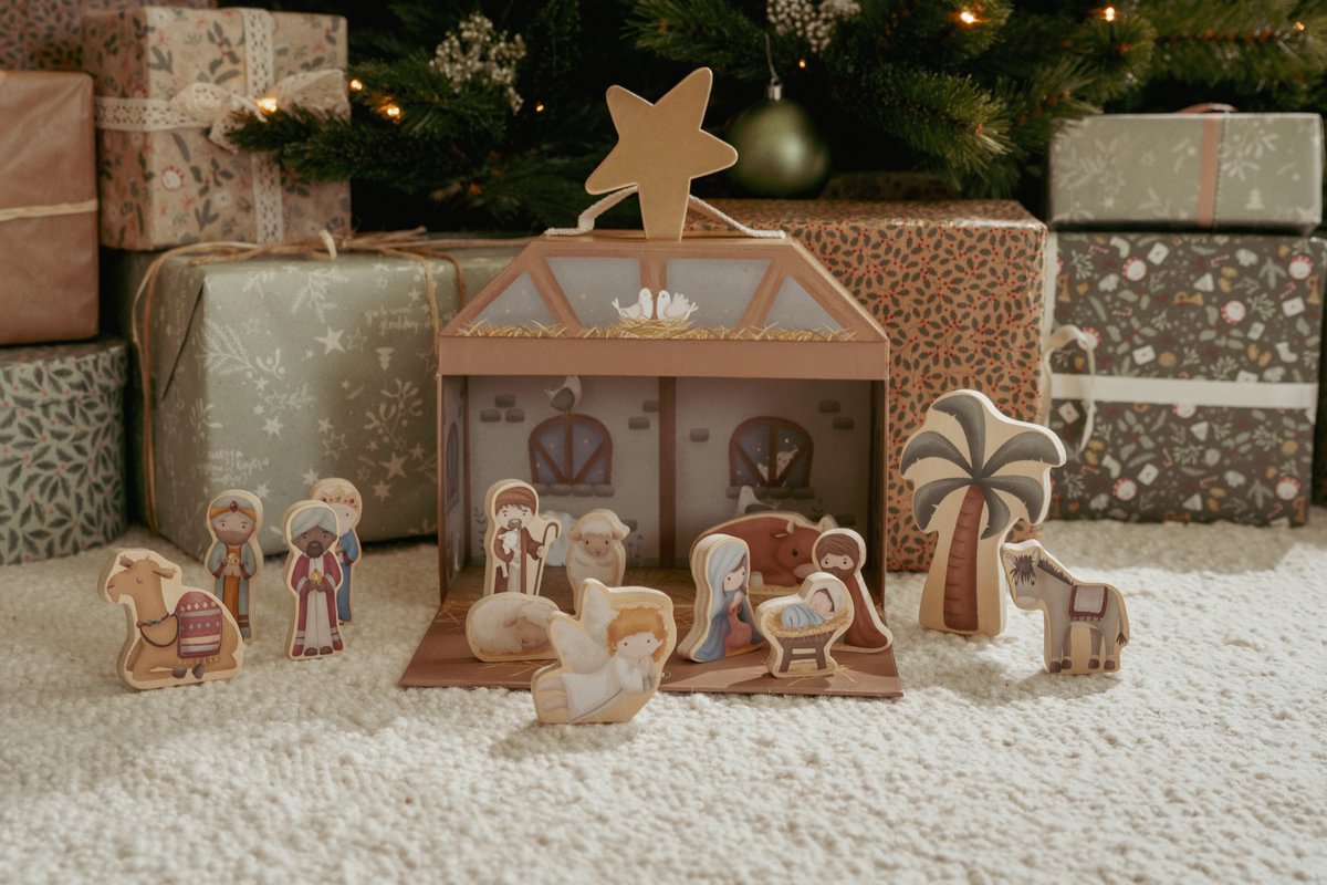 Little Dutch Weihnachtskrippe Spielkoffer
