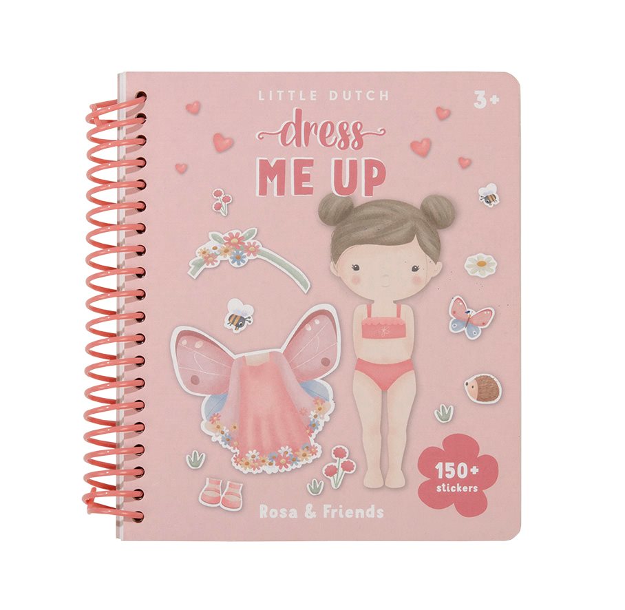 Little Dutch Stickerbuch Dress Me Up Rosa & Friends