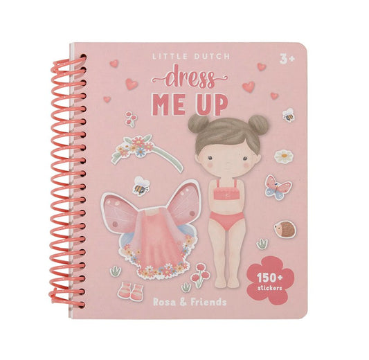 Little Dutch Stickerbuch Dress Me Up Rosa & Friends