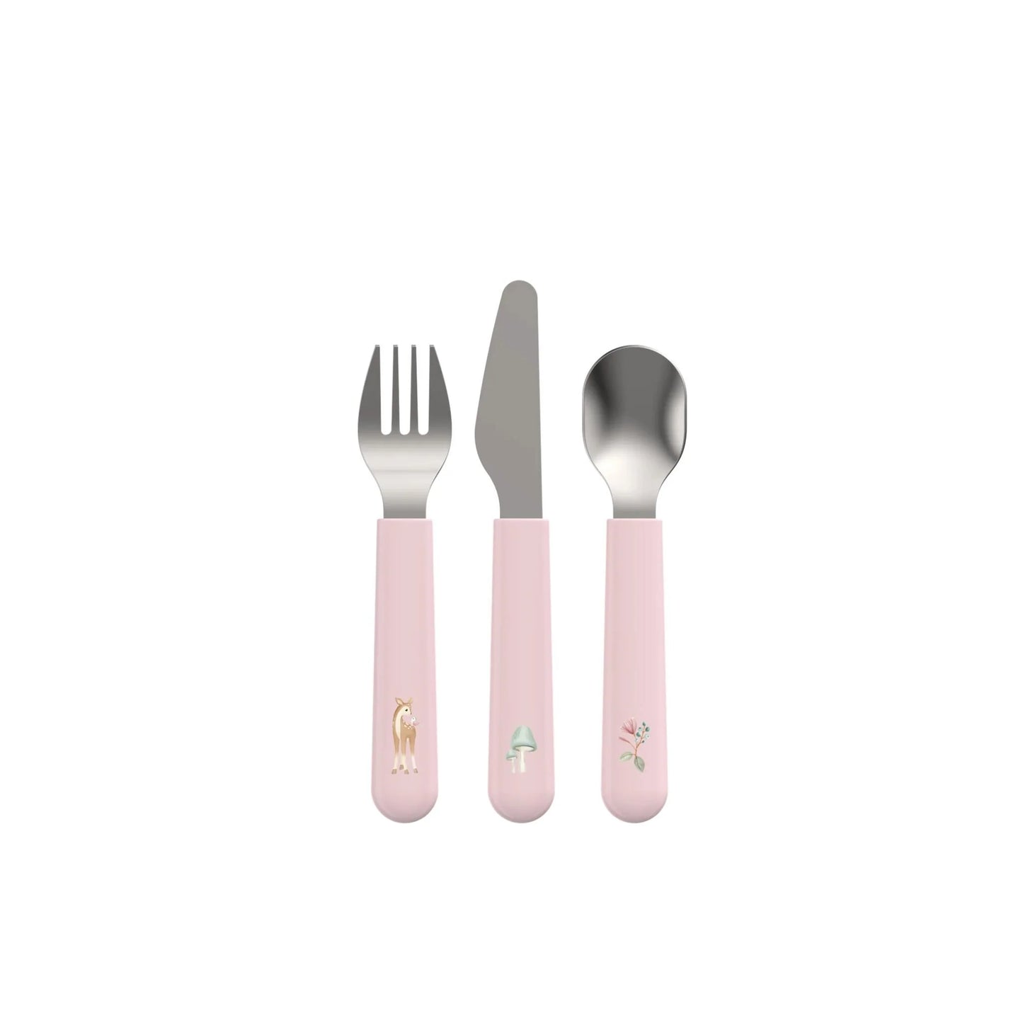 Little Dutch rosa Kinder Besteck Set Mio Mepal 3er Set Fairy Garden