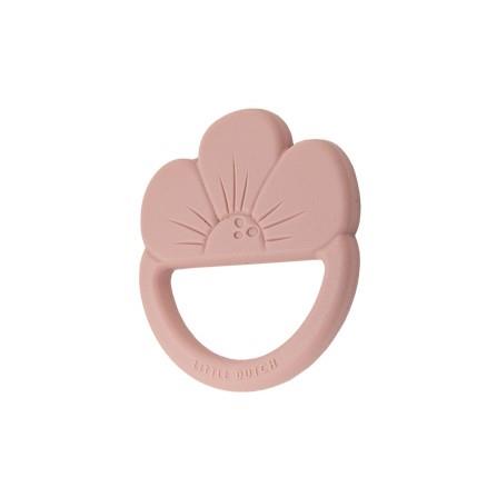 Little Dutch Beißspielzeug rosa Blume Silikon