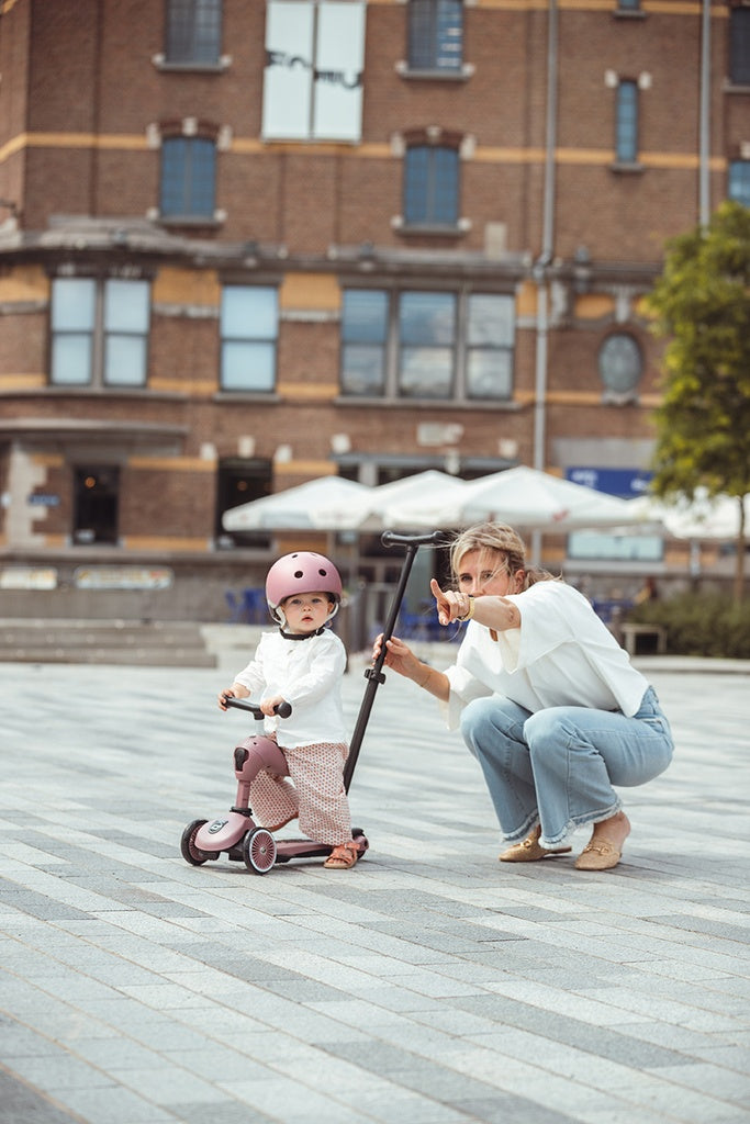 Scoot & Ride Highwaykick 1 Push and Go Wildberry rosa