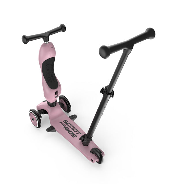 Scoot & Ride Highwaykick 1 Push and Go Wildberry rosa