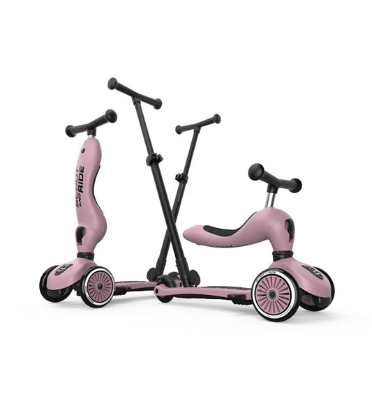 Scoot & Ride Highwaykick 1 Push and Go Wildberry rosa