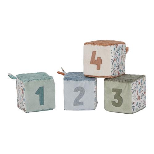 Little Dutch Stoffwürfel Set blau Forest Friends