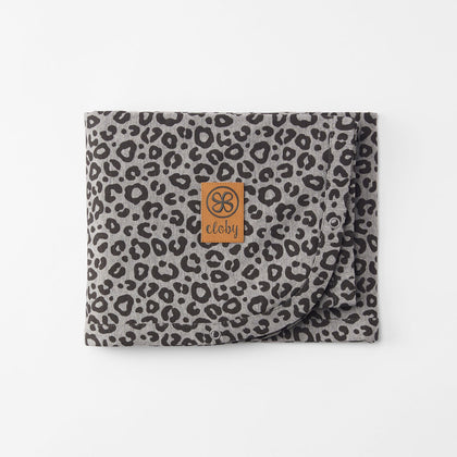 Cloby UV-Decke Leopard Grey UPF 50+ leo muster grau Sonnenschutzdecke