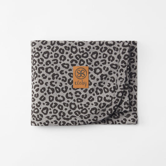 Cloby UV-Decke Leopard Grey UPF 50+ leo muster grau