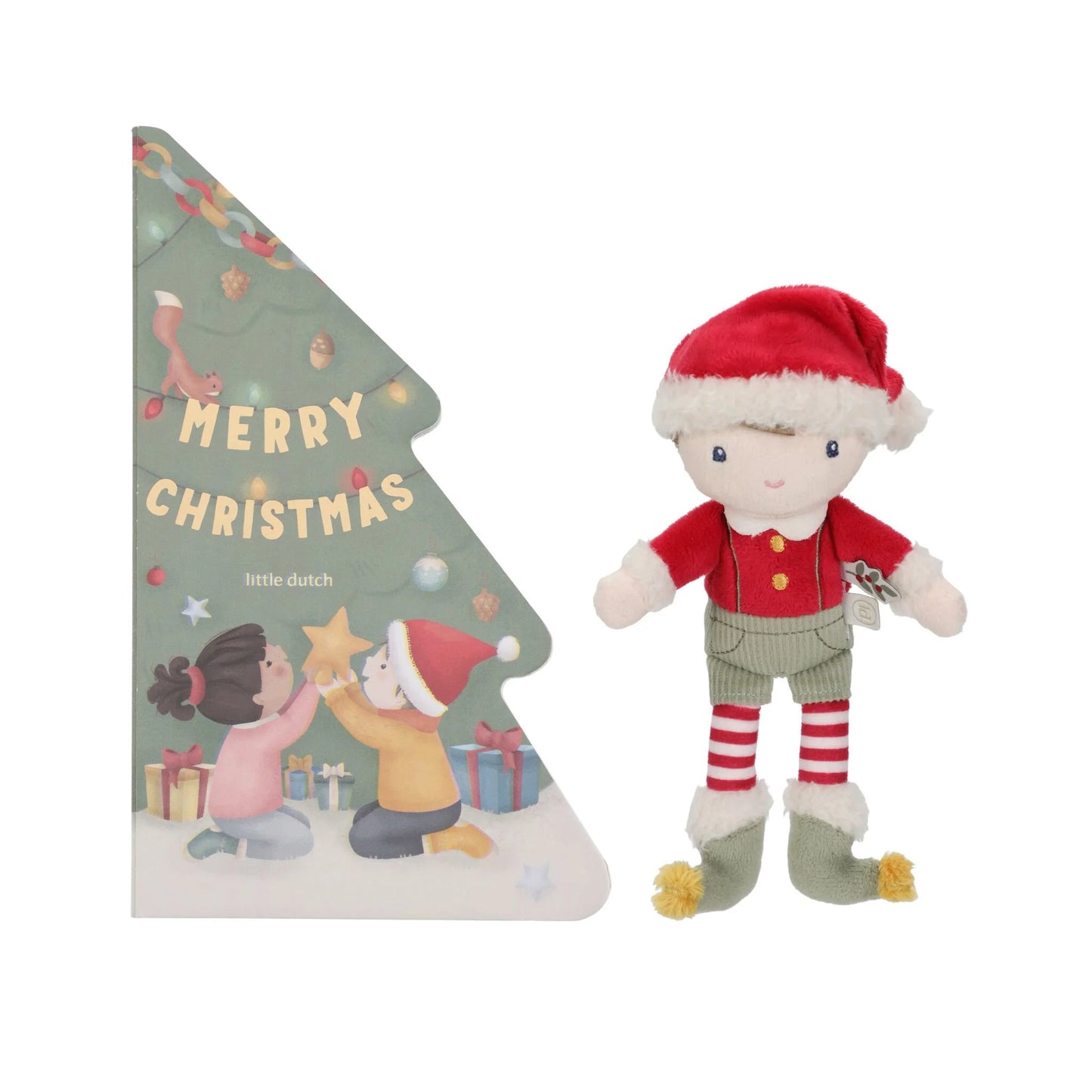 Little Dutch Weihnachtsbuch mit Kuschelpuppe Jim Geschenkset